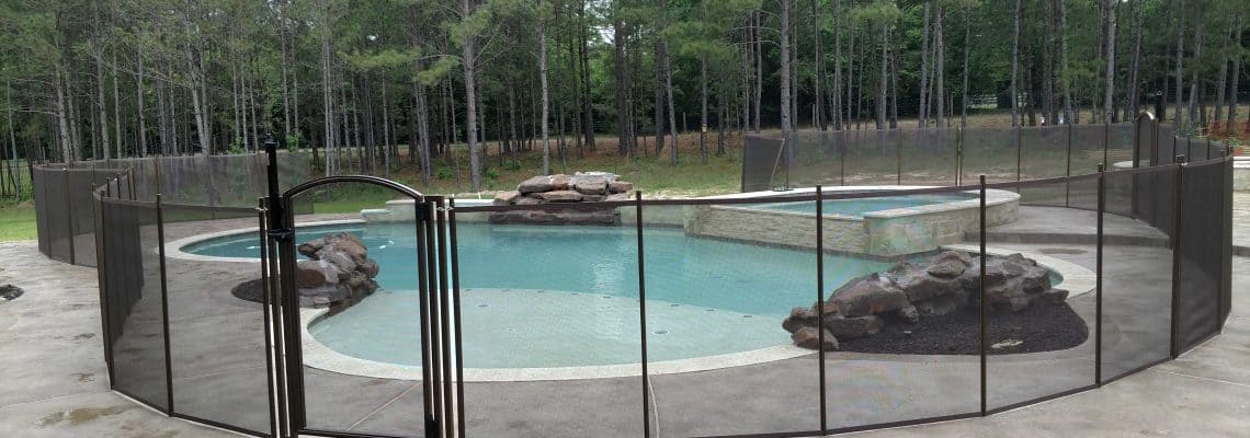 sturdy swim pool fence posts
