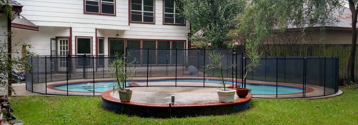 new swim pool fence