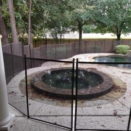 easy to install swim pool fence