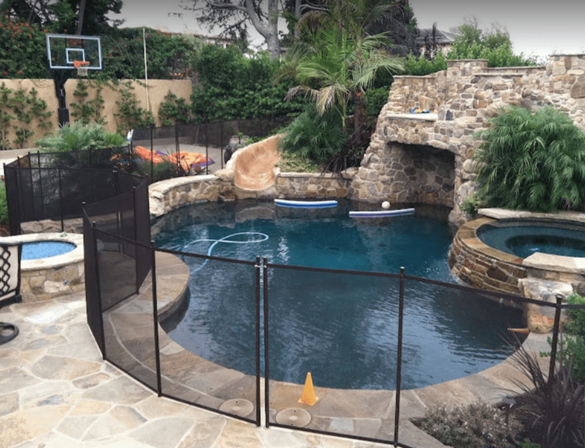 safe pool fence installation