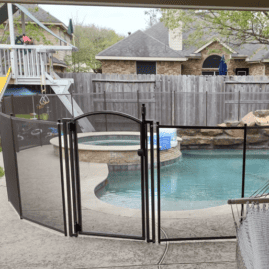 best pool fence in woodlands texas